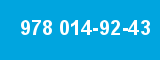 978 014-92-43